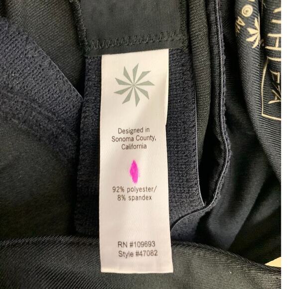 Athleta Black Tank U-Neck with‎ Built-In Bra  SZ Small - Picture 6 of 8